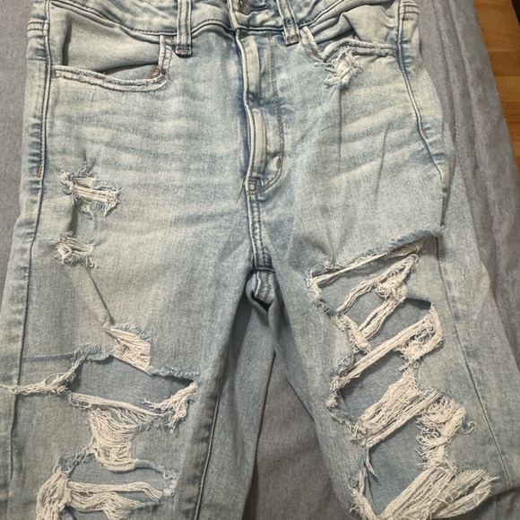 American Eagle Outfitters Denim - American Eagle Distressed Light Blue Jeans